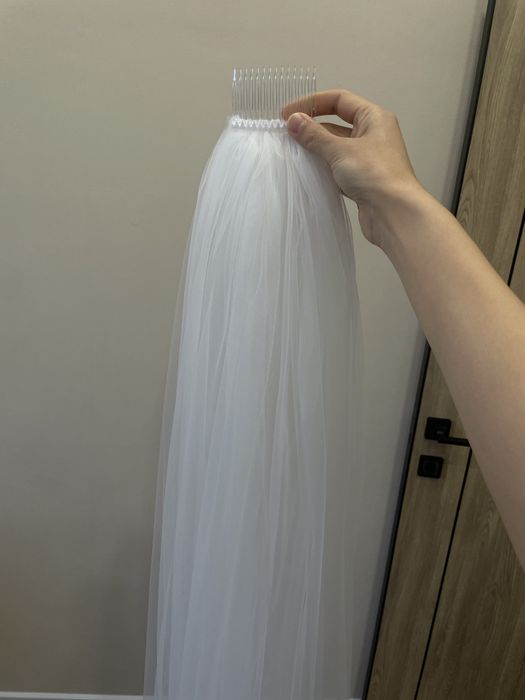 Свадебная фата длинная