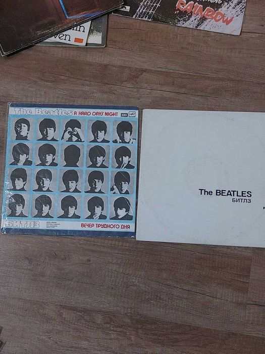 Платстинки Beatles, David Bowiy и др.