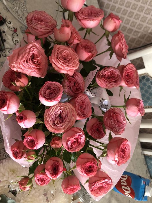 Цветы букеты спрей роза