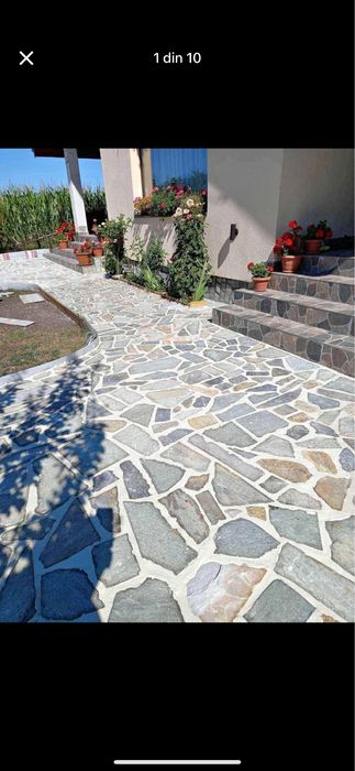 Și montez piatră naturală oriunde în țară
