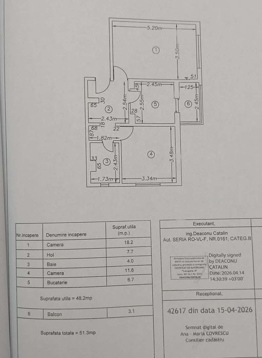 Apartament 2 camere, centrala termică, bloc anvelopat