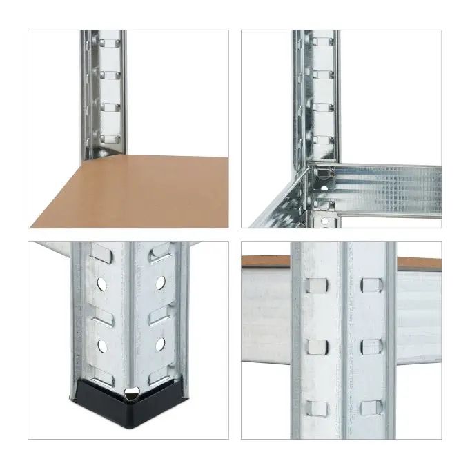 Тежкотоварна стелажна конструкция с 5 нива