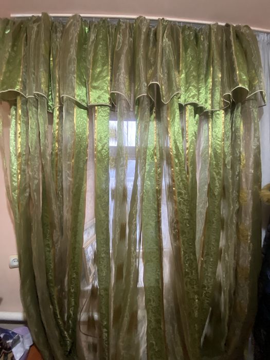 Продам шторы комбинированные с тюлью