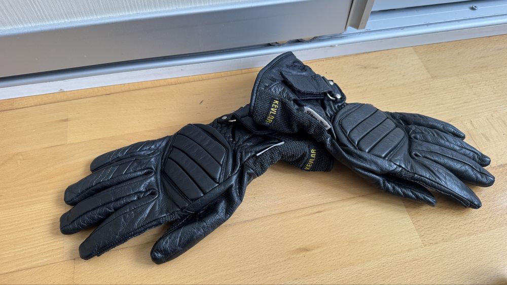 Manusi moto 7 M piele naturala kevlar motocicleta scuter touring atv