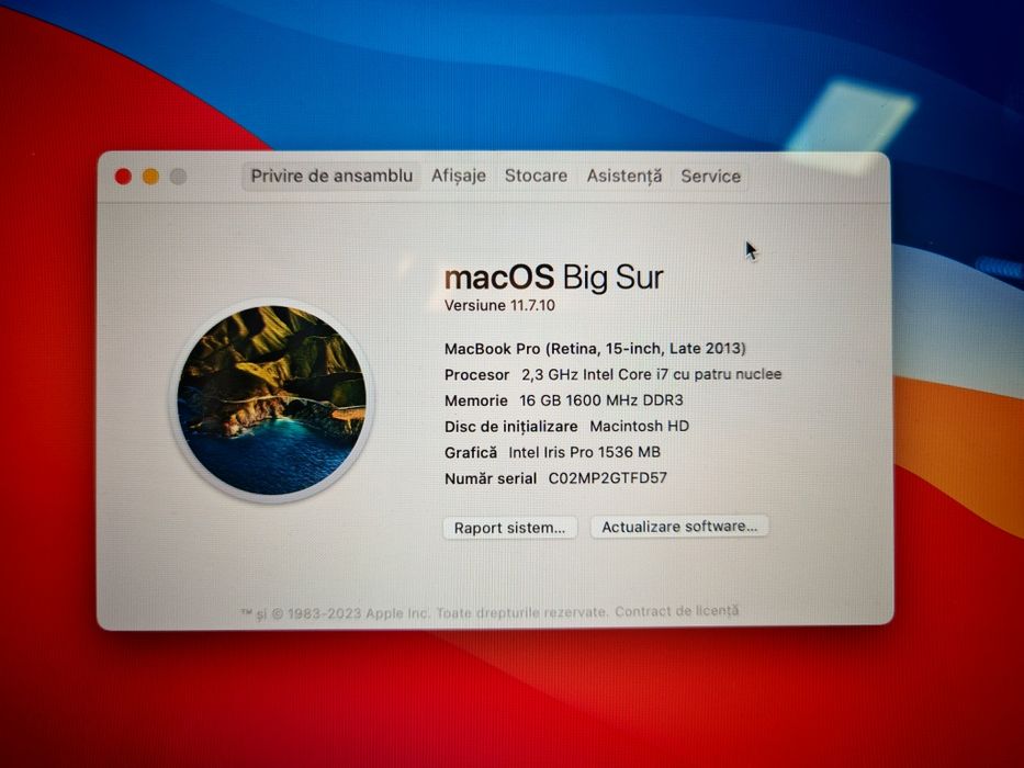 Macbook pro 15 2013 i7 16/512gb GeForce Amanet Crangasi Lazar 55336