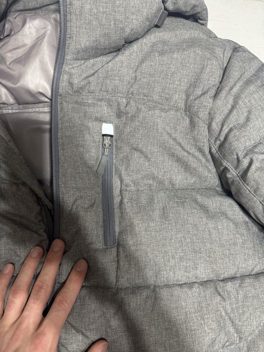 Серая куртка just с капюшоном L
