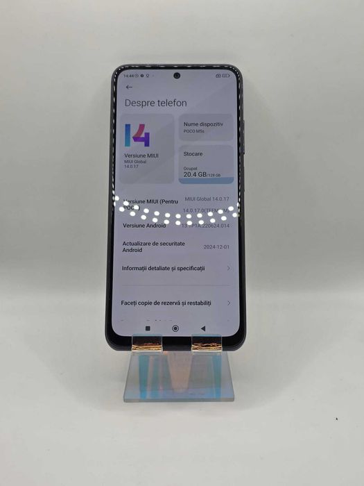 Poco M5S, MEM 128GB, RAM 4GB, Grey, Amanet Doamna Ghica, Cod: 96354