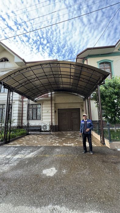 darvoza naves ворота лексан оргождения reshotka решётка перила навес