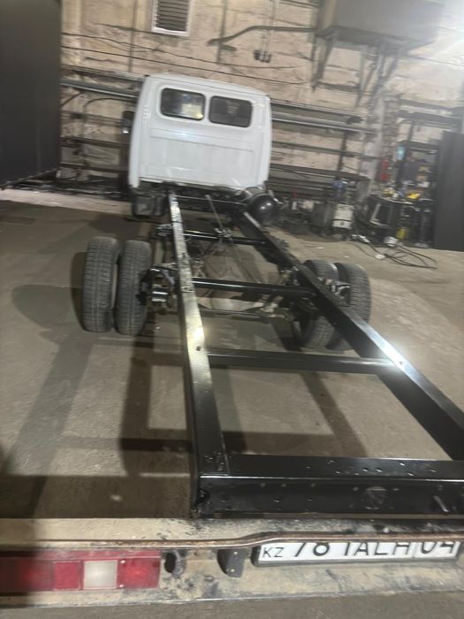 Удлинение усиление рамы Газель. Изготовление Еврофургона. Тент. Ворота