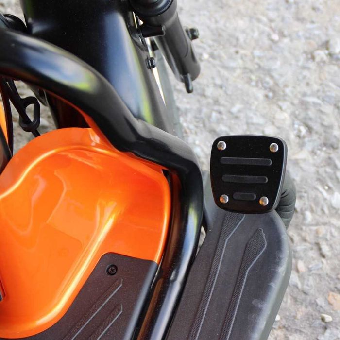 Двуместна електрическа триколка Pudding 1800W-48V-20Ah-ORANGE