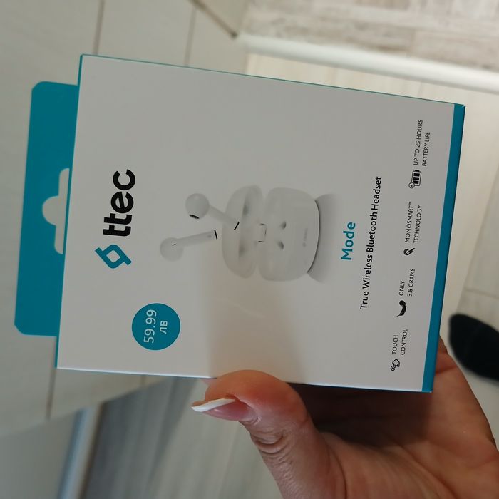 Слушалки Bluetooth ttec нови