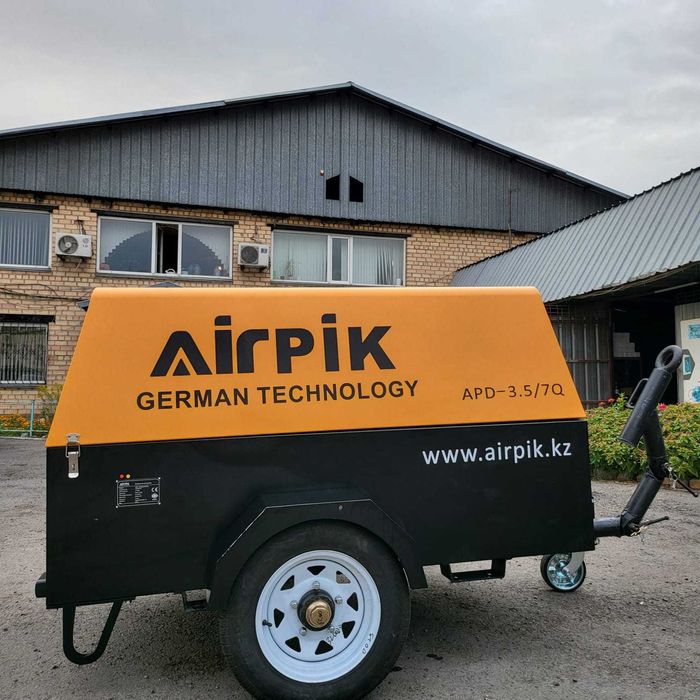 Дизельный компрессор на колесах