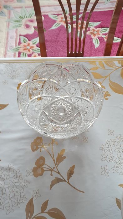 Продам вазу для фруктов хрустальная
