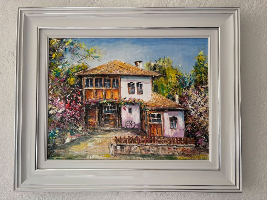 Маслена картина “Пролет в Боженци”