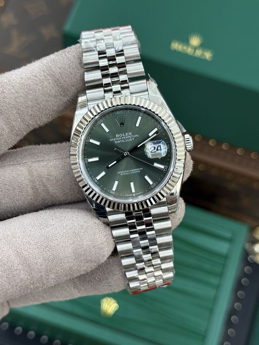 Rolex Date-Just 41mm Mint Green ETA 3235