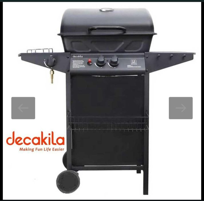 Газово барбекю с котлон, DECAKIL 1брой останалA KMGS005B, 2в1, 8kW