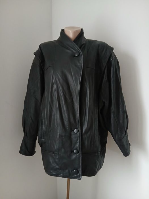 Geaca din piele dama vintage