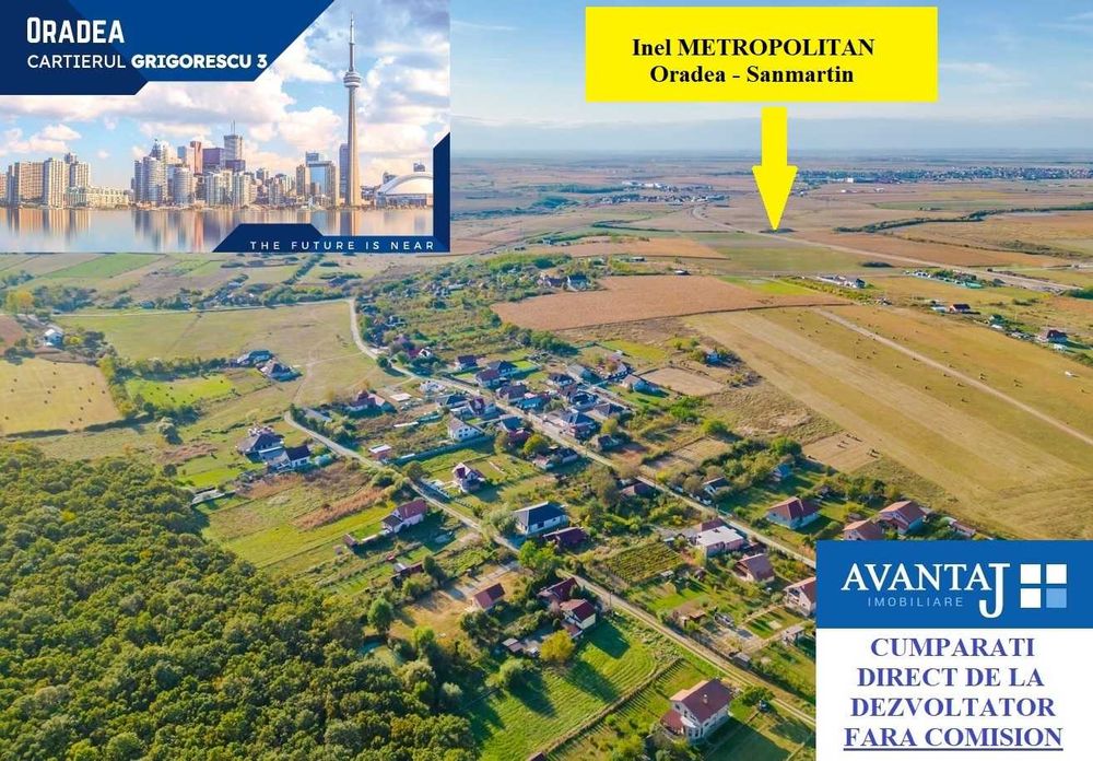 Parcele teren 500 m2 în cartierul GRIGORESCU 3 Oradea ( PUZ)