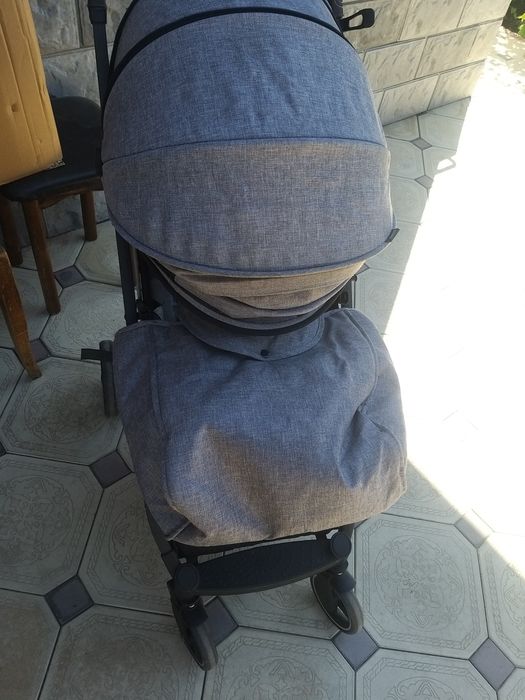 Коляски INING BABU черная и серая