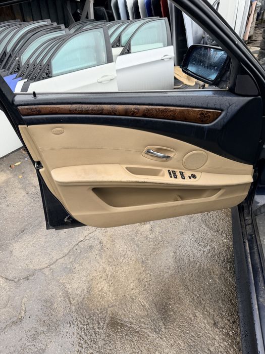 Fete usi piele bmw e60 facelift fete usi perdelute spate bmw e60