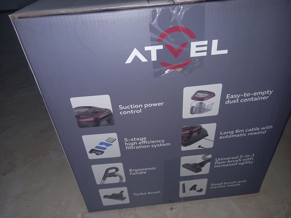 Пылесос atvel новый!