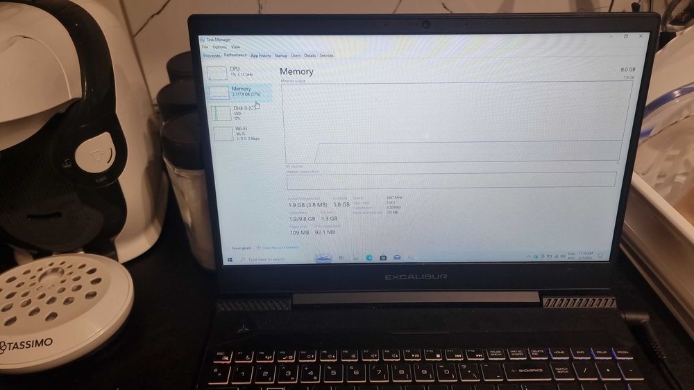 Vand leptop Casper Excalibur G770