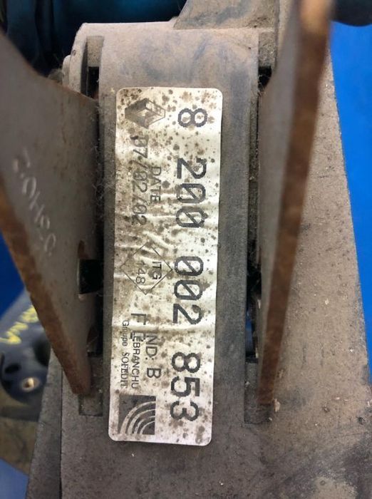 pedala frana 1.9 dci renault laguna 2