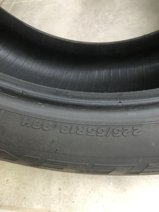 4 anvelope Bridgestone 225/55R18 vara – profil 4-5mm – DOT 1917