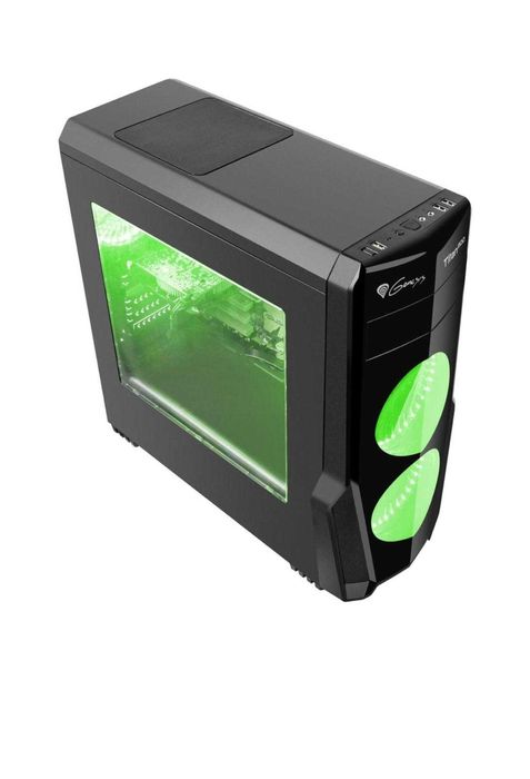 Carcasa gaming Genesis Titan 800 Green + sursa IGGY 550W