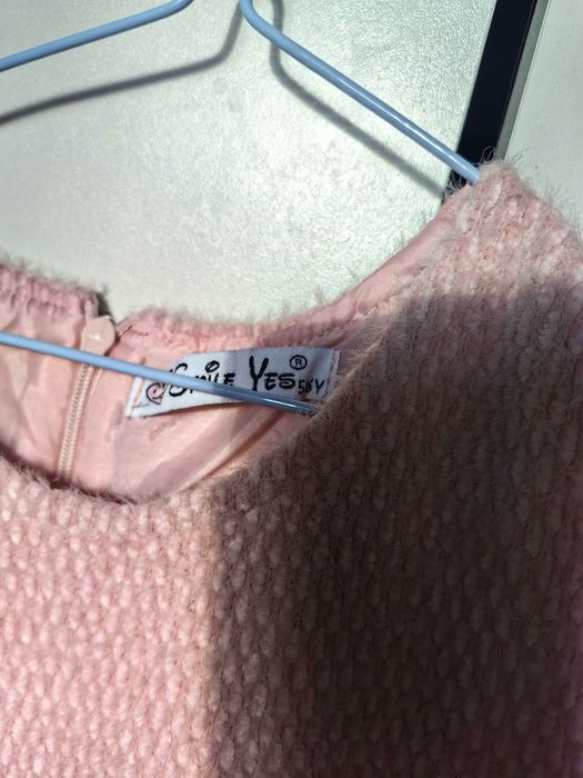 Set rochiță și palton pentru 5 6 ani