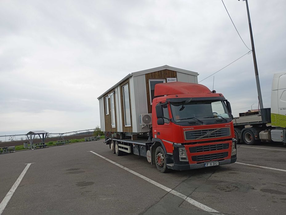 Transport agabaritic  buldoexcavator,Manitu,Cap tractor,utilaje agricole,chemping care,container