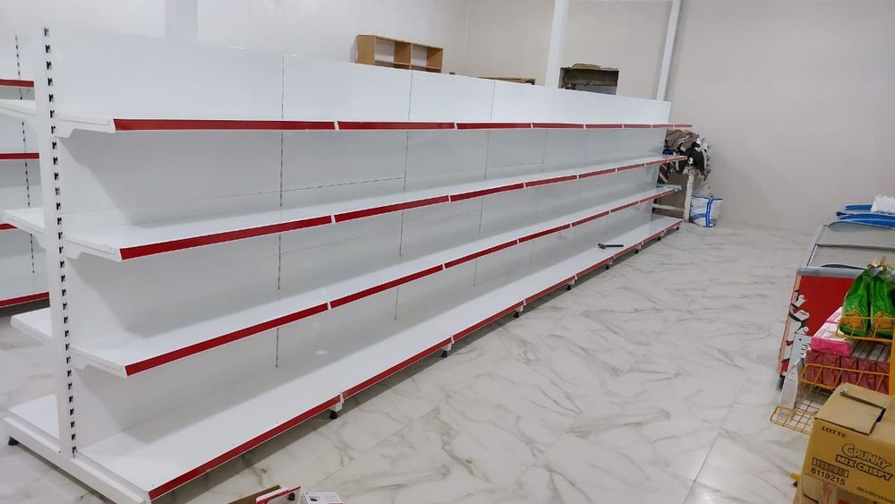 Полка стеллаж торговое прилавки