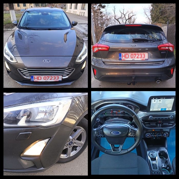 Ford Focus Titanium*AF.2019*Automată 8+1 V*Padele Volan*1.5D*130Cp*Clima*Pilot*Navi*Led*KeyLess*B&O*Euro 6!