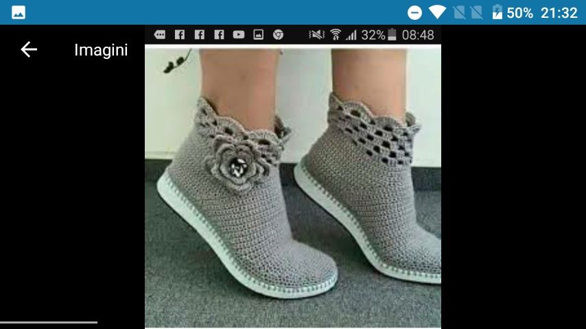 Vand cizme de vara crosetate manual pentru copii si adulti 7