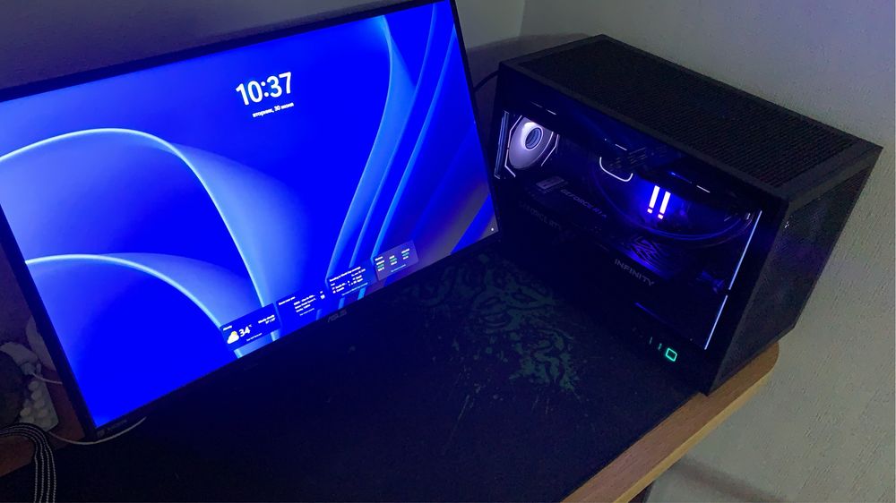 Игровой пк с монитором