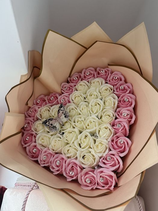Buchet trandafiri sapun