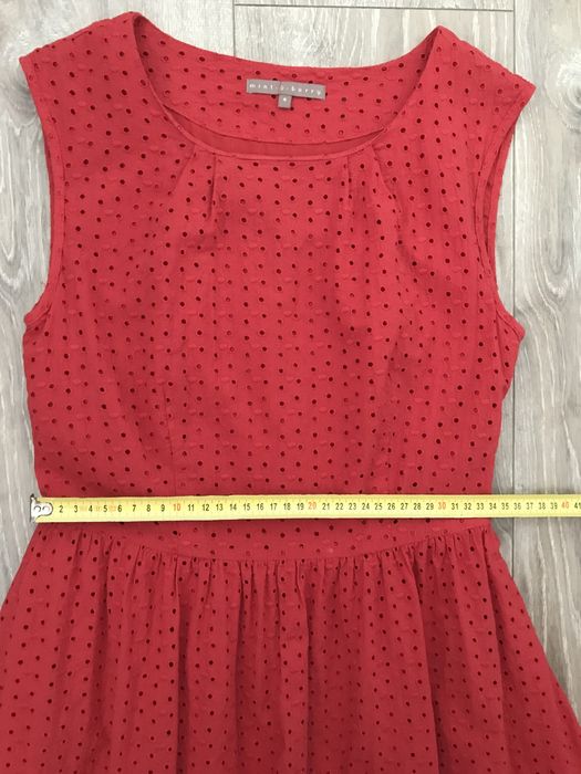 Rochie Mint&Berry din material brodat nr.S