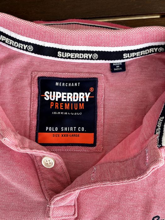 Мъжка поло тениска SuperDry (Premium) - размер 3XL, Отлично състояние