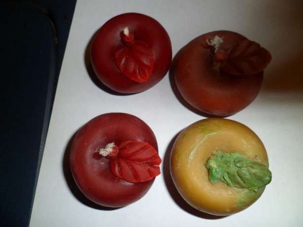 Свечи восковые Яблоки