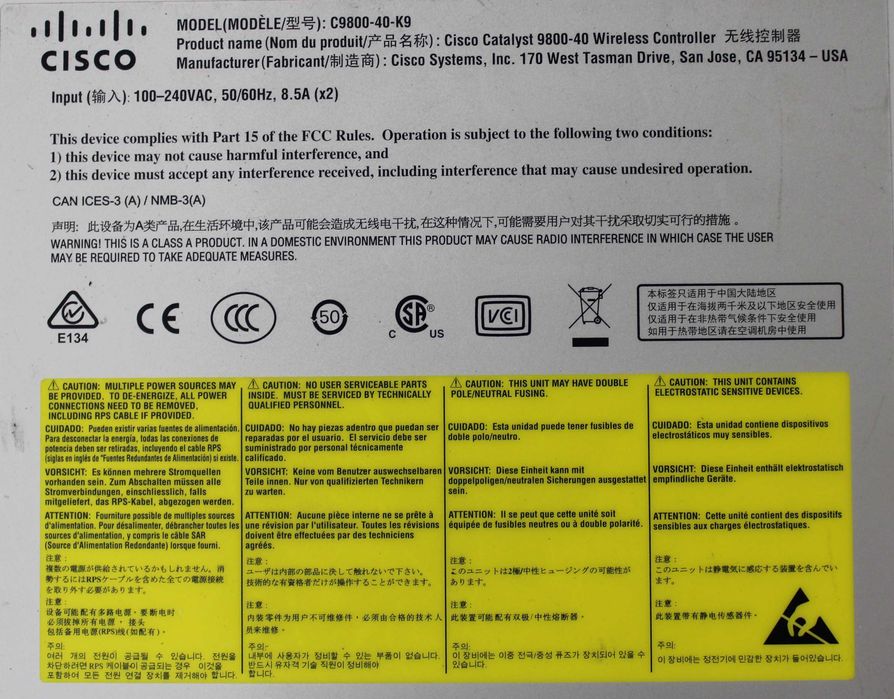Cisco Catalyst C9800-40K9 V03