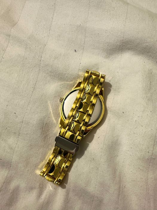 Ceas barbatesc Banbony Elegant, Otel Inoxidabil AURIU, cadran Negru