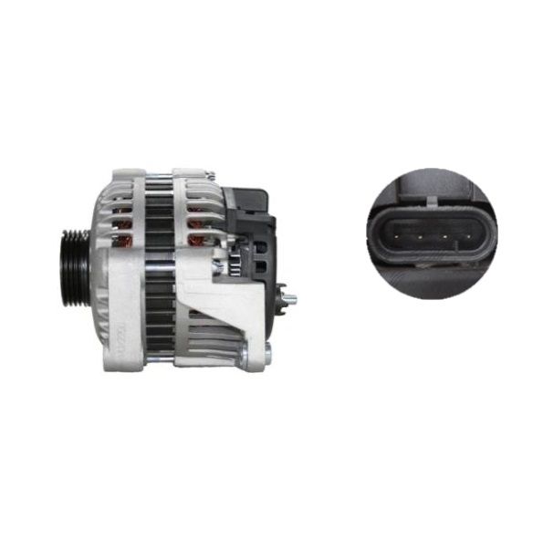 Alternator Renault Clio 1 (B) 1990-1999, Clio 2 (B0) 1998-2012, Kangoo (KC) 1998-2008, Twingo 1 (C06) 1993-2012, Twingo 1 Box / Hatchback (S06) 1993-2012, 1.2, 1.2 LPG, 1.2 Bifuel, Curent [A]: 75, Nervuri: 4, OE 7700870818, W-Series