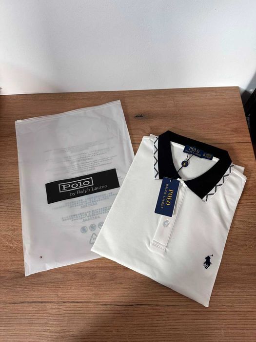 Tricou Polo Ralph Lauren alb marimea L