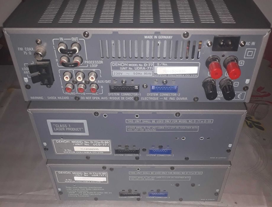 Linie Audio Hi-Fi Denon D-77 cu telecomanda