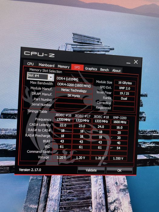 Netac basic Ddr4 32gb 3200mt/s cl16 2x16gb