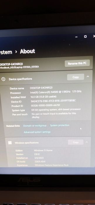 Vand PC gaming + laptop