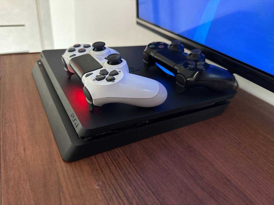 Playstation 4 PS4 Slim 2-джойстик