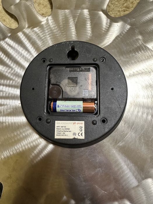 Часы для дома металический