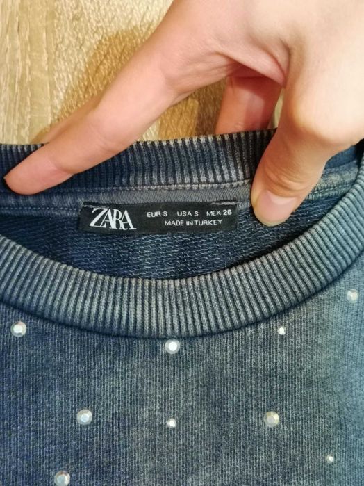Рокля с дълъг ръкав zara