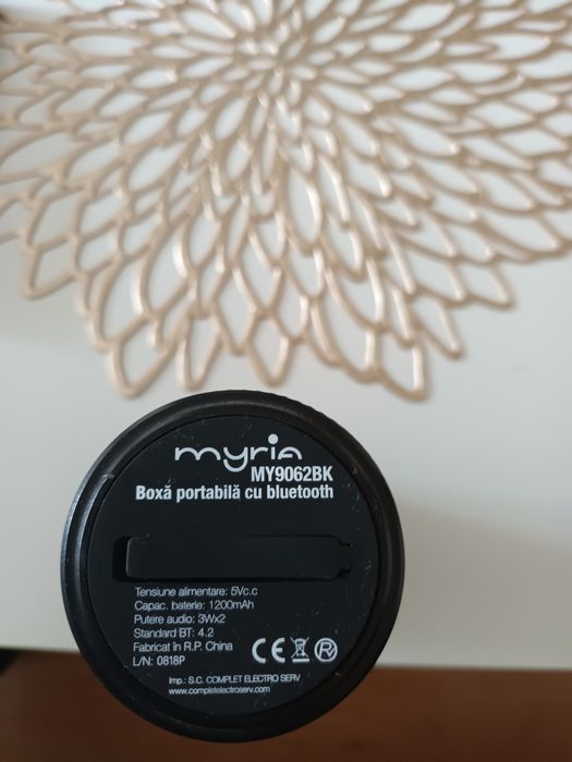Boxă portabilă Myria MY9062